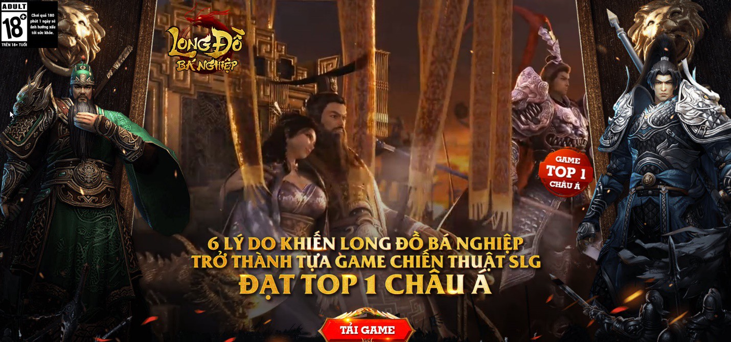 Bom tấn chiến thuật SLG Top 1 Châu Á Long Đồ Bá Nghiệp chính thức ra mắt landing, Open Beta 22/01 - Ảnh 1. Bom tấn chiến thuật SLG Top 1 Châu Á Long Đồ Bá Nghiệp chính thức ra mắt landing, Open Beta 22/01 - Ảnh 1.