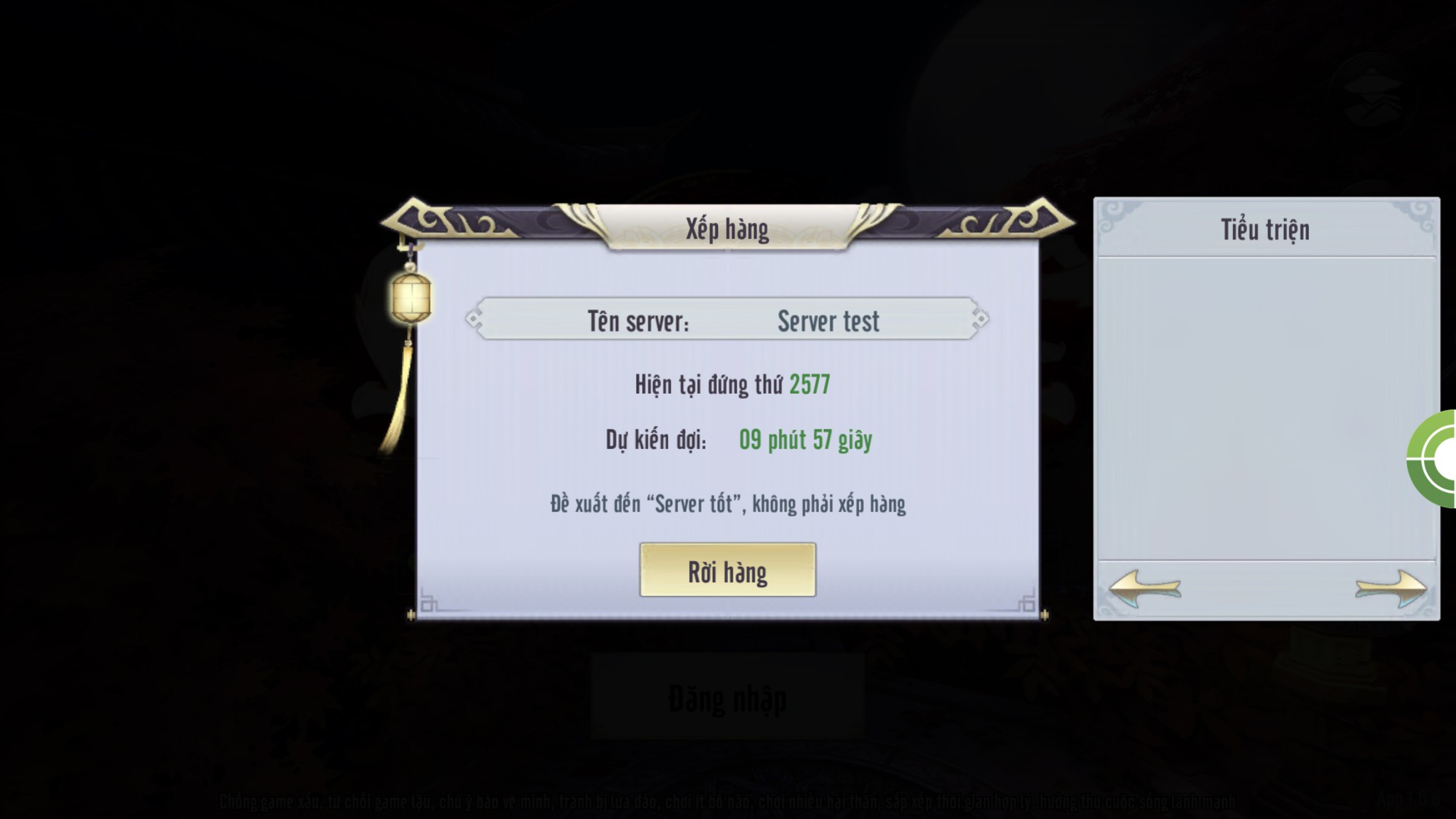 Cẩm Y Vệ Alpha Test: Mở game 5 phút kín 2 server, 3.000 game thủ đang phải... xếp hàng chờ - Ảnh 3. Cẩm Y Vệ Alpha Test: Mở game 5 phút kín 2 server, 3.000 game thủ đang phải... xếp hàng chờ - Ảnh 3.