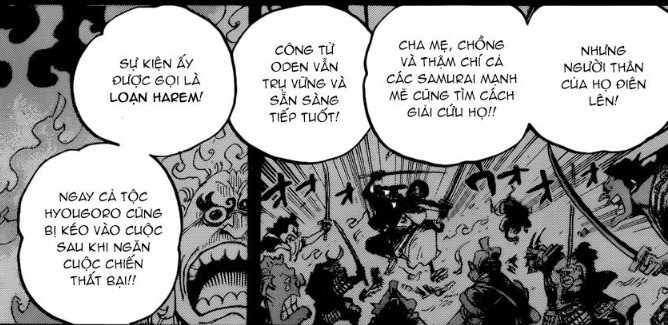 One Piece 960 Kouzuki Oden Lộ Qua Khứ Bất Hảo Tuổi Trẻ đi Bắt Coc Cả Phụ Nữ Co Chồng Gay Ra Loạn Harem
