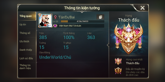 Liên Quân Mobile: Muôn vàn lý do để game thủ biện minh cho hành động che Lịch sử đấu - Ảnh 1.