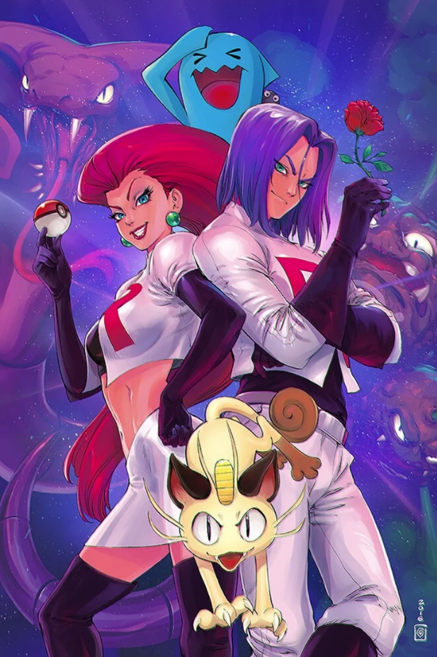 Ngắm trọn 10 tấm fanart tuyệt đẹp về Team Rocket trong series Pokemon - Ảnh 3.