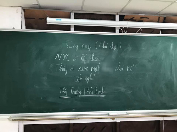 Cho lớp tự quản để đi ăn cưới người yêu cũ - Thầy giáo trẻ ngay lập tức gây sốt trên mạng xã hội - Ảnh 3.