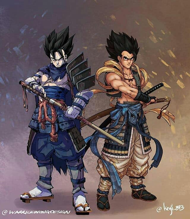 Ngỡ ngàng khi ngắm dàn nhân vật Dragon Ball hiện lên cực ngầu và bảnh trong trang phục Samurai Nhật Bản - Ảnh 2.