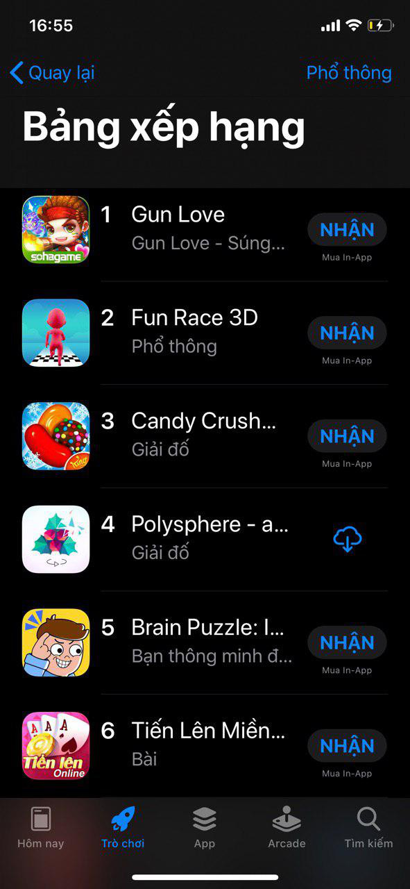 Liên tiếp vượt mặt PUBG Mobile và Liên Quân Mobile trên App Store, Gun Love trở thành “hiện tượng” 2019 - Ảnh 2.