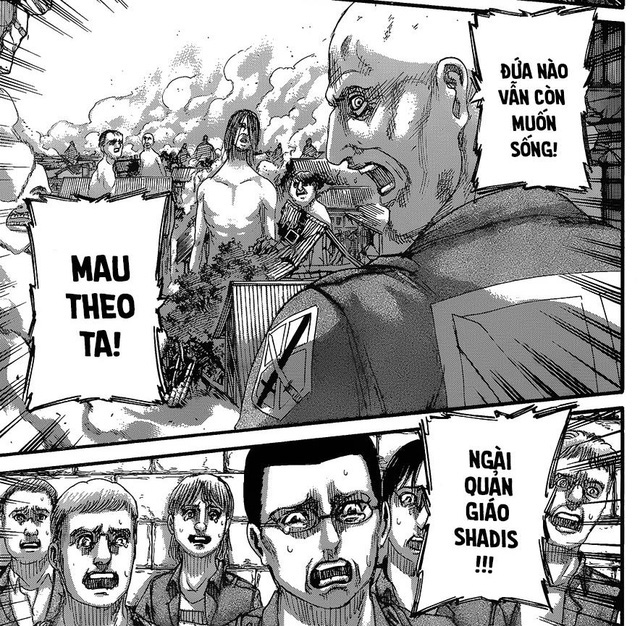 Attack on Titan chap 124: Chính quyền Paradis đều hóa thành Titan vô tri, quân Marley bị hủy diệt hoàn toàn - Ảnh 3.