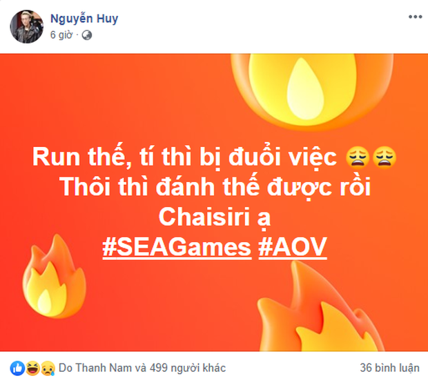 SEA Games 30: Lỡ miệng ủng hộ MZ Esports, linh vật Huy Popper bị fan Liên Quân cả nước réo tên - Ảnh 4. SEA Games 30: Lỡ miệng ủng hộ MZ Esports, linh vật Huy Popper bị fan Liên Quân cả nước réo tên - Ảnh 4.