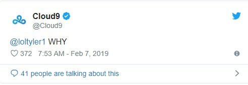Tài khoản Twitch của Cloud9 dám troll thánh Tyler1, bị mất kênh ngay tức khắc - Ảnh 3.