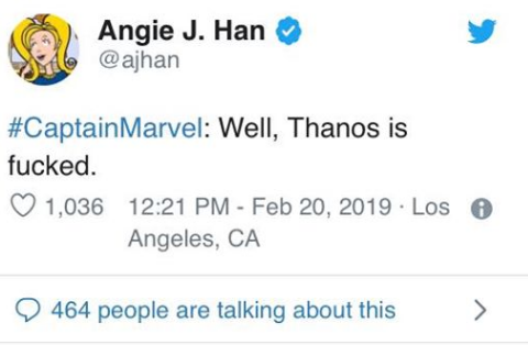 Phản ứng của các fan hâm mộ sau buổi chiếu thử Captain Marvel: Thanos chết chắc rồi! - Ảnh 10.