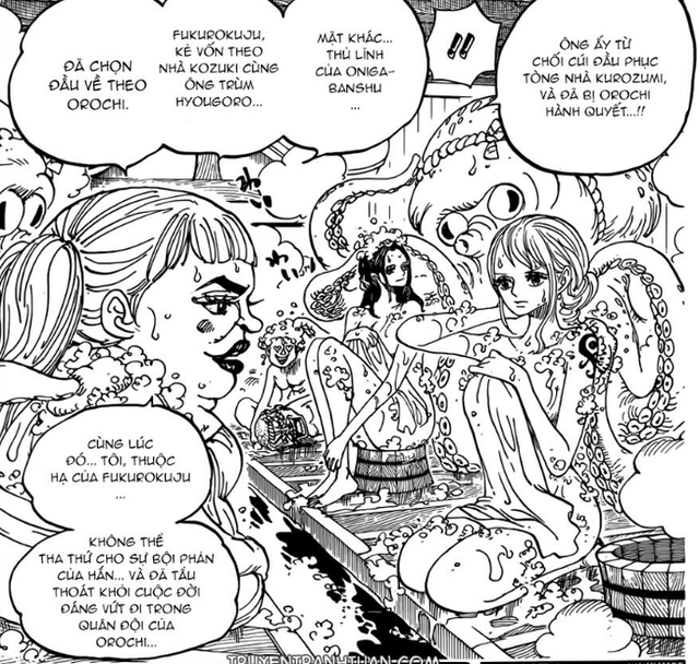 One Piece: Nami và Robin tắm tiên trước mắt bàn dân Wano - Vậy là sau bao nhiêu năm cố kìm lòng, Oda đã chơi lớn thật rồi - Ảnh 3.