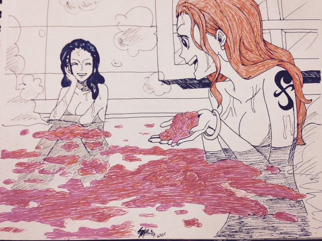 One Piece: Nami và Robin tắm tiên trước mắt bàn dân Wano - Vậy là sau bao nhiêu năm cố kìm lòng, Oda đã chơi lớn thật rồi - Ảnh 4.