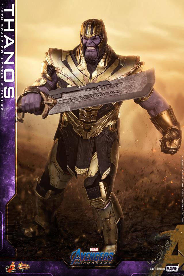 Avengers: Endgame- Cận cảnh thiết kế của Thanos, một tay đeo găng Vô Cực, một tay cầm kiếm - Ảnh 5.