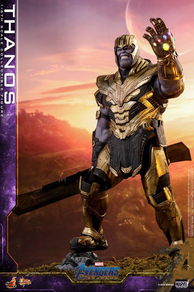 Avengers: Endgame- Cận cảnh thiết kế của Thanos, một tay đeo găng Vô Cực, một tay cầm kiếm - Ảnh 7.