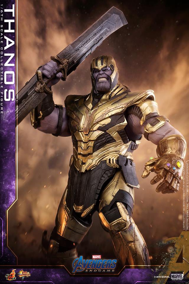 Avengers: Endgame- Cận cảnh thiết kế của Thanos, một tay đeo găng Vô Cực, một tay cầm kiếm - Ảnh 8.