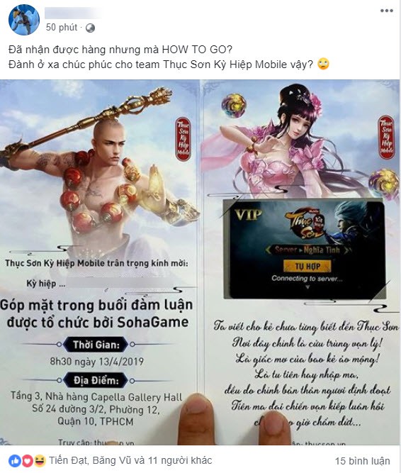 Tham dự buổi họp báo ra mắt Thục Sơn Kỳ Hiệp Mobile, đại diện YCGame cử nguyên 1 Phó Tổng, 3 Giám Đốc với ước vọng 10 năm trùng phùng - Ảnh 1.