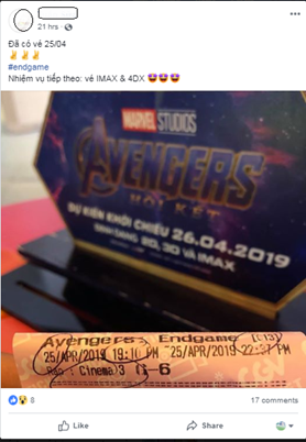 Avengers: Endgame đập tan mọi kỷ lục vé bán từng có tại Việt Nam trong chưa đầy 24 giờ - Ảnh 1.
