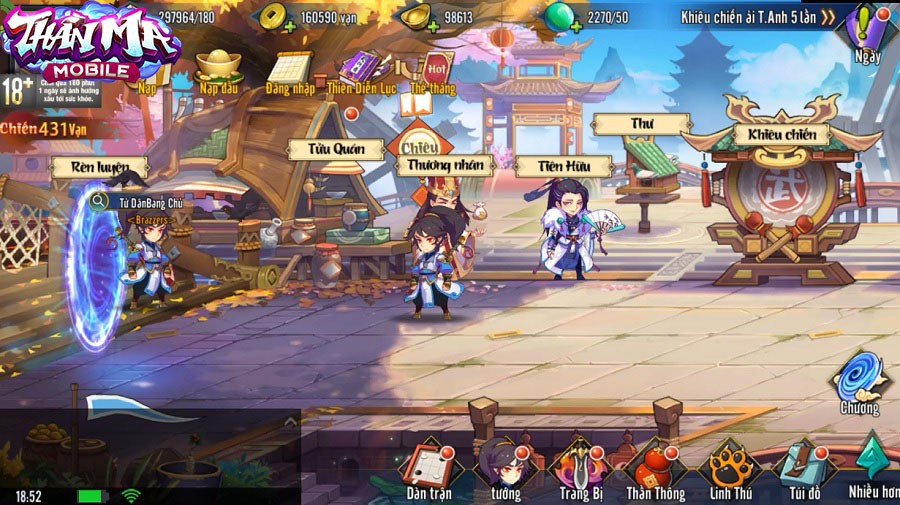 Không hổ danh game thẻ tướng tiên hiệp hoàn mỹ, Thần Ma Mobile cho phép người chơi di chuyển tự do khắp bản đồ - Ảnh 4. Không hổ danh game thẻ tướng tiên hiệp hoàn mỹ, Thần Ma Mobile cho phép người chơi di chuyển tự do khắp bản đồ - Ảnh 4.