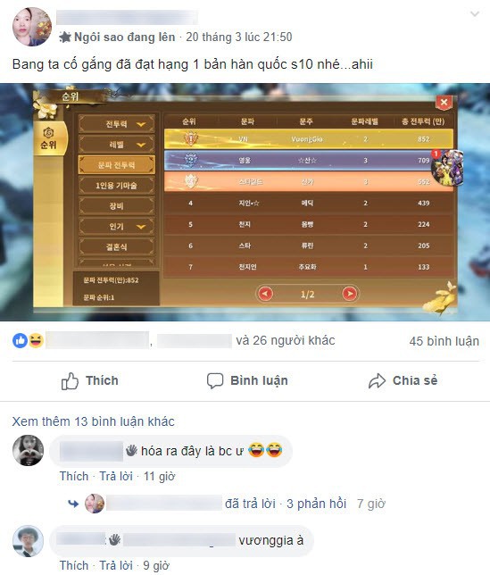 Cộng đồng Thục Sơn Kỳ Hiệp Mobile “tố” game thủ Hàn phân biệt sắc tộc, đua Top thua nên chửi đổng và miệt thị người Việt - Ảnh 6.