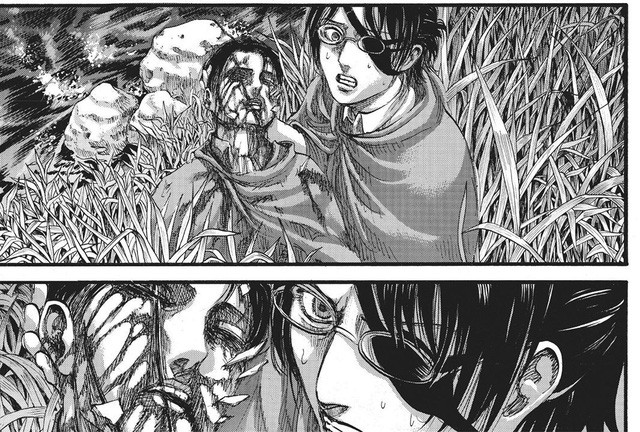 Attack On Titan: Chiến binh mạnh nhất nhân loại Levi Ackerman có thể đã bị mù cả 2 mắt và không thể cầm kiếm chiến đấu được nữa? - Ảnh 2.