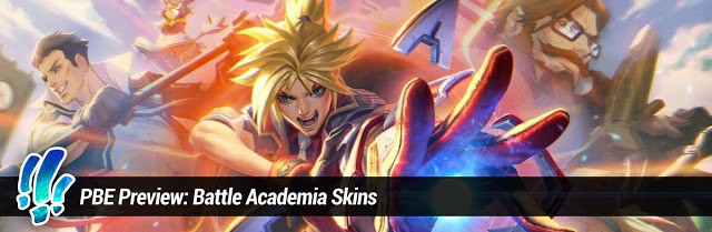 LMHT - Ra mắt loạt trang phục Battle Academia, con riêng của Riot lại có thêm skin siêu hot - Ảnh 1. LMHT - Ra mắt loạt trang phục Battle Academia, con riêng của Riot lại có thêm skin siêu hot - Ảnh 1.