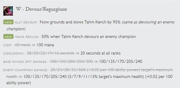 LMHT: Ngày tàn của Tahm Kench đã điểm sau đợt nerf thê thảm ở phiên bản 9.9 - Ảnh 1. LMHT: Ngày tàn của Tahm Kench đã điểm sau đợt nerf thê thảm ở phiên bản 9.9 - Ảnh 1.