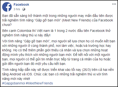 Facebook hẹn hò đã về Việt Nam, mở app để có ngay nhiều tính năng thả thính nóng hổi - Ảnh 1.