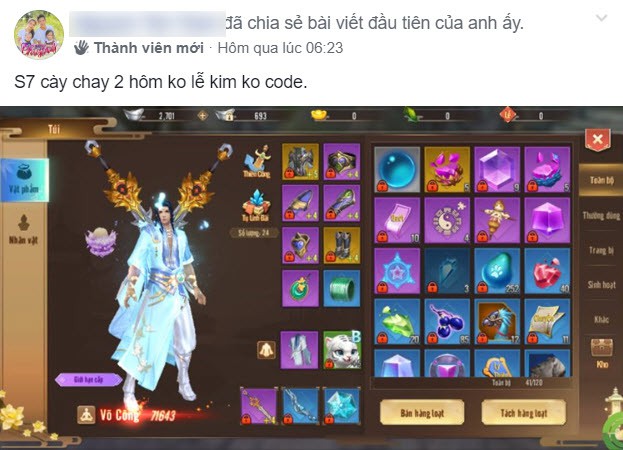 Là game thủ già đời, tôi vẫn phải dành cho team dân cày của Thục Sơn Kỳ Hiệp Mobile một chữ: NỂ - Ảnh 7.