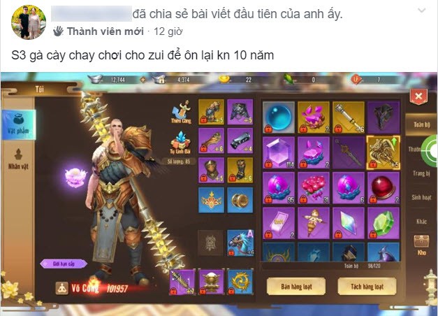 Là game thủ già đời, tôi vẫn phải dành cho team dân cày của Thục Sơn Kỳ Hiệp Mobile một chữ: NỂ - Ảnh 9.