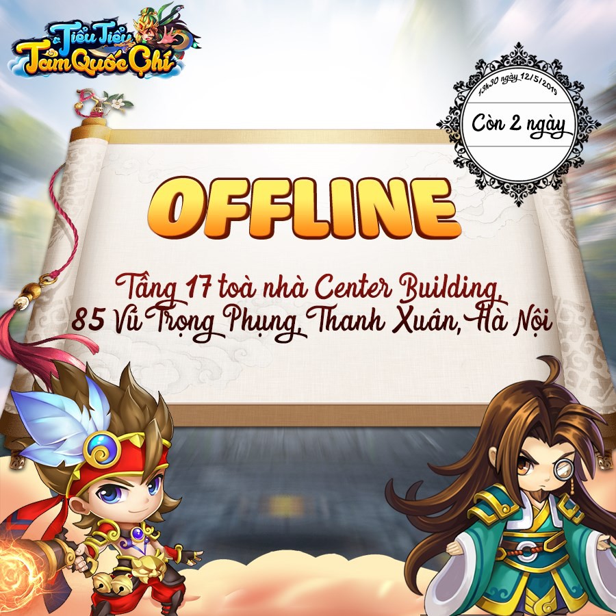 Cơ hội có 1-0-2 để ôm hết núi quà nửa tỷ trong buổi Offline của Tiểu Tiểu Tam Quốc Chí - Ảnh 2. Cơ hội có 1-0-2 để ôm hết núi quà nửa tỷ trong buổi Offline của Tiểu Tiểu Tam Quốc Chí - Ảnh 2.