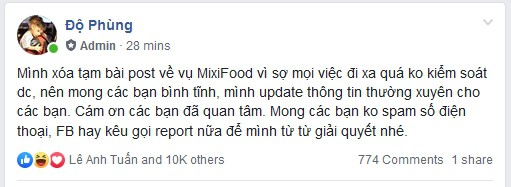 Thương hiệu MixiFood của Độ Phùng bất ngờ bị nẫng mất, tộc trưởng vẫn chưa biết phải làm gì - Ảnh 3.