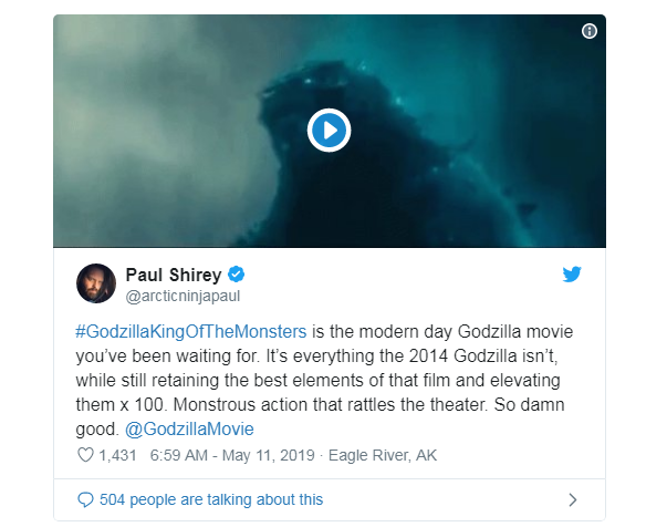 Phản ứng sớm về Godzilla: King of the Monster: Hoành tráng, dữ dội, chân thực đến sởn gai ốc - Ảnh 7.