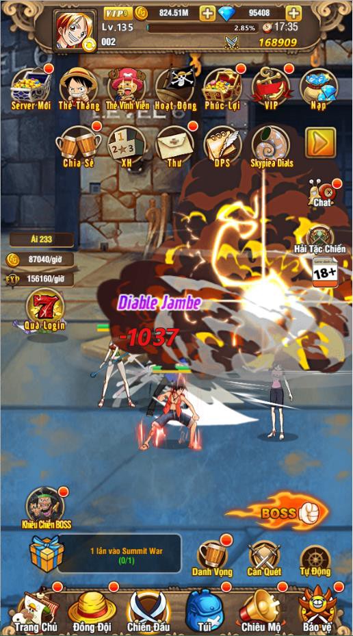 Trải nghiệm Vua Hải Tặc H5, tựa game One Piece đa nền tảng trong ngày đầu ra mắt tại Việt Nam - Ảnh 4. Trải nghiệm Vua Hải Tặc H5, tựa game One Piece đa nền tảng trong ngày đầu ra mắt tại Việt Nam - Ảnh 4.