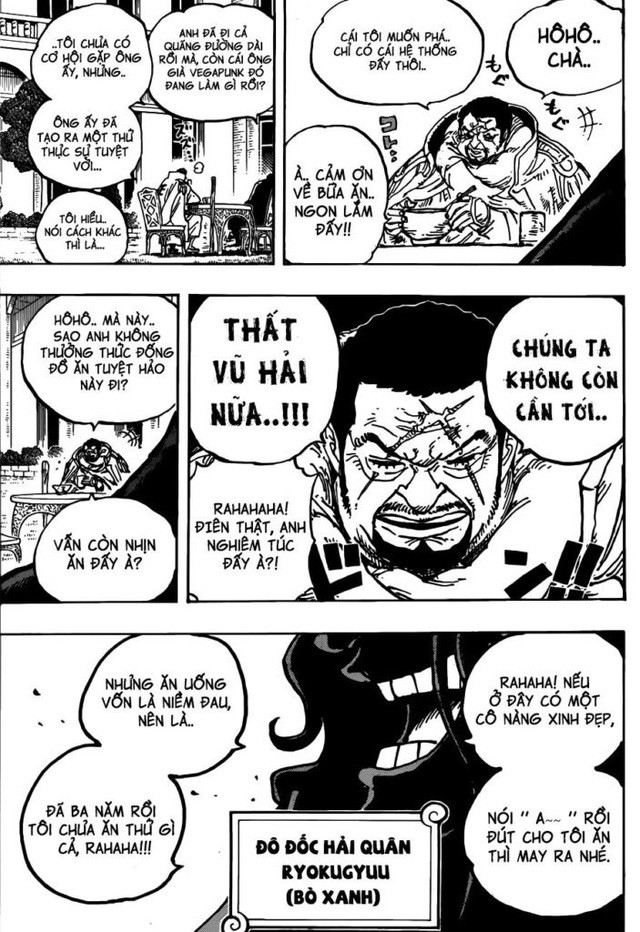 One Piece: 4 trái ác quỷ bá đạo mà Đô Đốc Ryokugyu có thể đang sở hữu? - Ảnh 1.