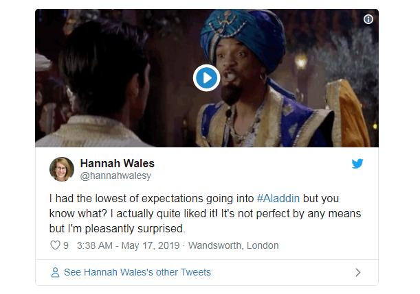 Đánh giá sớm Aladdin: Một tuyệt phẩm của dòng phim chuyển thể, Thần Đèn xanh lét hóa ra lại là soái ca vạn người mê - Ảnh 5.
