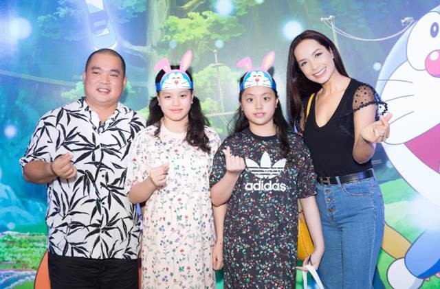 Gia đình dàn sao Việt hào hứng khám phá Mặt Trăng cùng Doraemon và những người bạn - Ảnh 5.