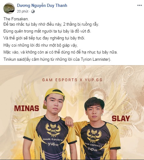 LMHT: Cặp đôi Minas - Slay CHÍNH THỨC gia nhập GAM Esports - Ảnh 4.