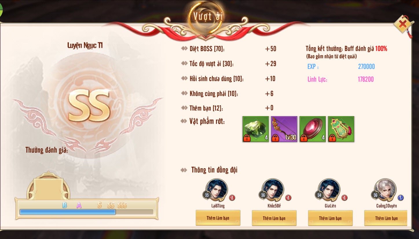 Mẹo farm set trang bị Tím full +6 không tốn 1 xu dành cho game thủ Thục Sơn Kỳ Hiệp Mobile - Ảnh 8. Mẹo farm set trang bị Tím full +6 không tốn 1 xu dành cho game thủ Thục Sơn Kỳ Hiệp Mobile - Ảnh 8.