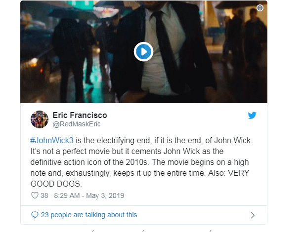 Phản ứng đầu tiên về John Wick 3: Hấp dẫn đến từng phút, đặc biệt là đàn chó quá đỉnh - Ảnh 8.