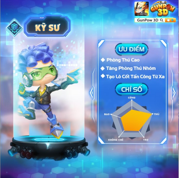 Tổng quan 4 class nhân vật sẽ xuất hiện trong GunPow 3D - Ảnh 2. Tổng quan 4 class nhân vật sẽ xuất hiện trong GunPow 3D - Ảnh 2.