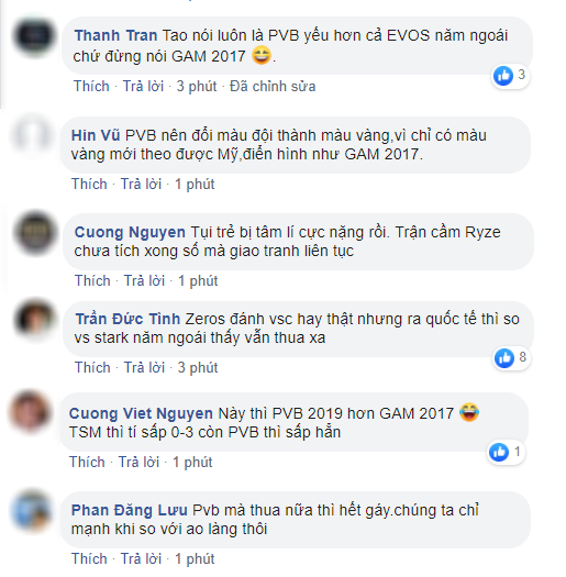 LMHT: Thua trắng 0-3, fan Phong Vũ Buffalo cãi nhau chí chóe, so sánh không bằng GAM 2017 - Ảnh 2. LMHT: Thua trắng 0-3, fan Phong Vũ Buffalo cãi nhau chí chóe, so sánh không bằng GAM 2017 - Ảnh 2.