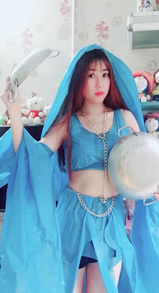 Quặn ruột với đặc sản cosplay cây nhà lá vườn của game thủ Việt: Áo mưa, túi nilon vẫn đẹp lung linh - Ảnh 27.