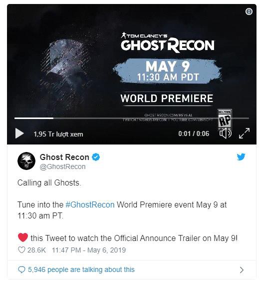 Phần game mới của Ghost Recon sẽ lộ diện ngay trong tuần này - Ảnh 2.