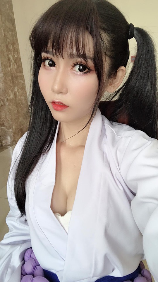 Xịt máu mũi trước cosplay Sasuke phiên bản Sexy no Jutsu cực quyến rũ - Ảnh 4.