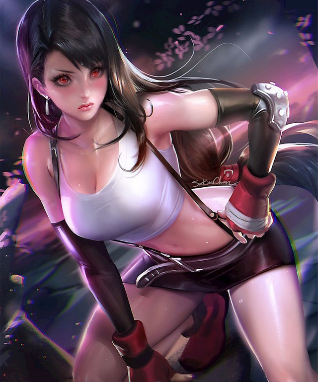 Bức xúc vì ngực Tifa bị cha đẻ sửa bé tẹo teo, game thủ ra tay buff mạnh vòng 1 khiến fan FF7 Remake tròn mắt - Ảnh 3.