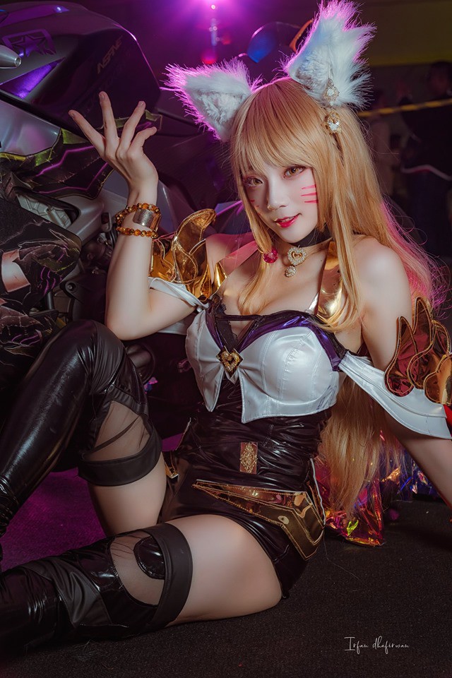 LMHT: Bỏng mắt với thánh nữ Hàn Quốc Miyuko khi cosplay trang phục KDA Ahri - Ảnh 16.