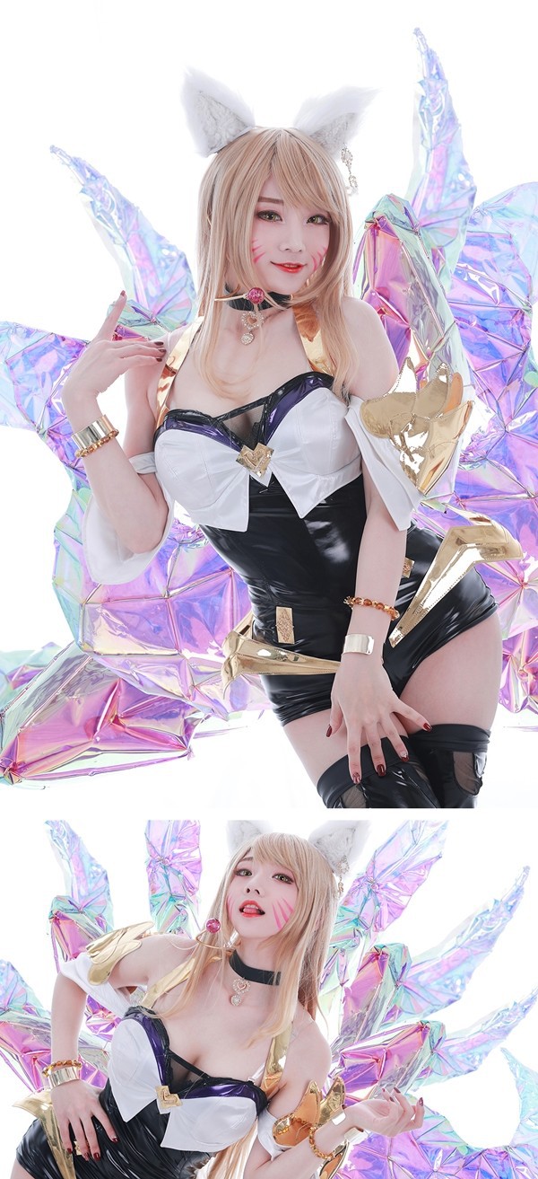 LMHT: Bỏng mắt với thánh nữ Hàn Quốc Miyuko khi cosplay trang phục KDA Ahri - Ảnh 5.