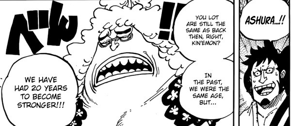 One Piece: Lý do Kinemon và nhóm Cửu hồng bao sau khi xuyên không về lại yếu hơn những người ở lại quá khứ - Ảnh 1.
