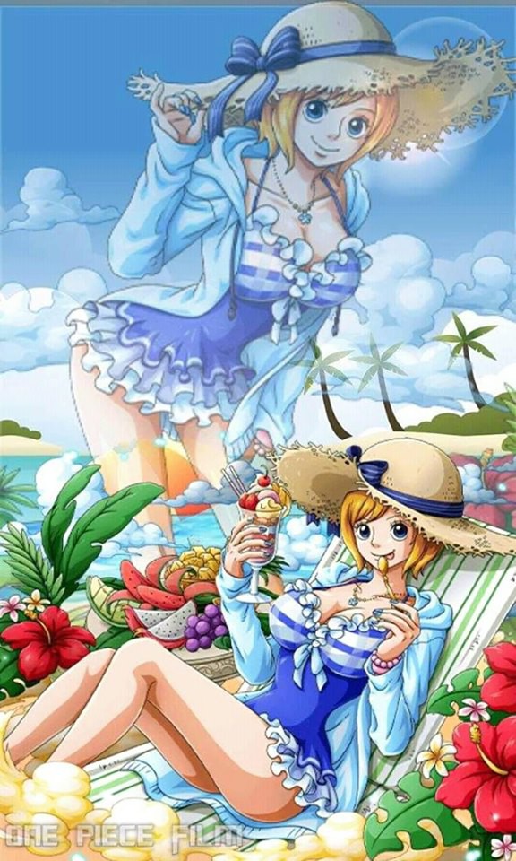 Nổ đom đóm mắt trước hình ảnh đầy nóng bỏng của các mỹ nữ One Piece khi tạo dáng trên bãi biển - Ảnh 7.