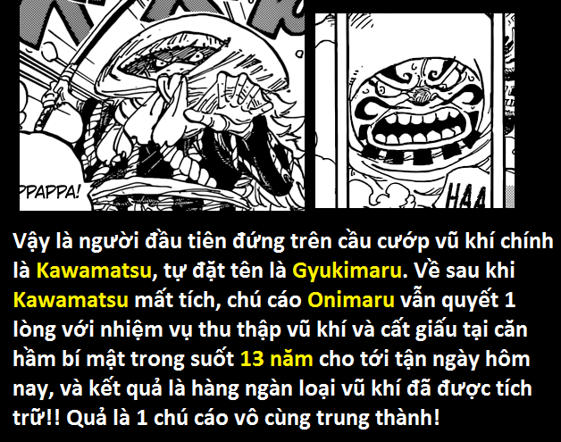 Oden là người đã gây ra vết sẹo độc nhất trên người Kaido và những thông tin thú vị trong One Piece chap 953 - Ảnh 13.