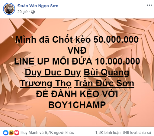 LMHT: Trash-talk chán chê, Warzone và Hà Tiều Phu chính thức chốt kèo trăm củ giữa boy 1 champ và cựu vương VCS - Ảnh 1.