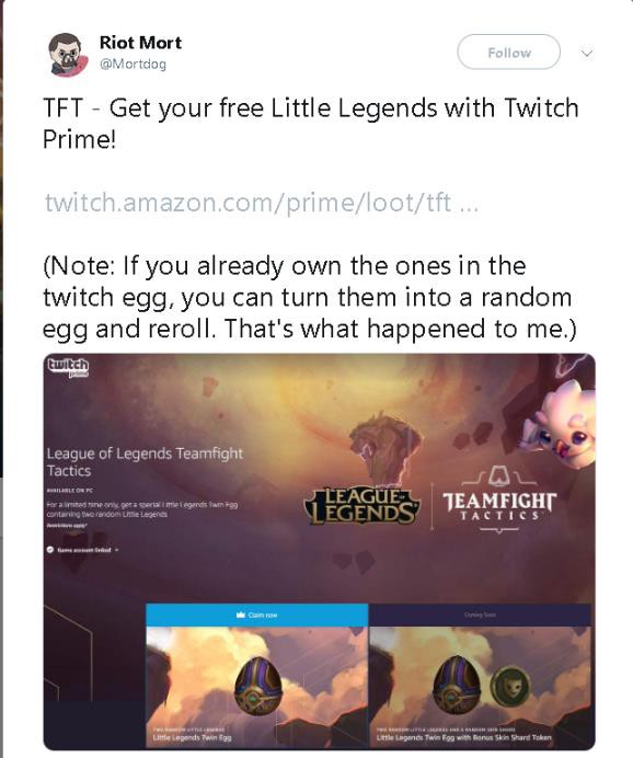 Đấu Trường Chân Lý: Riot liên kết cùng Twitch tặng mưa quà tặng với Trứng Linh Thú dành cho game thủ - Ảnh 2.